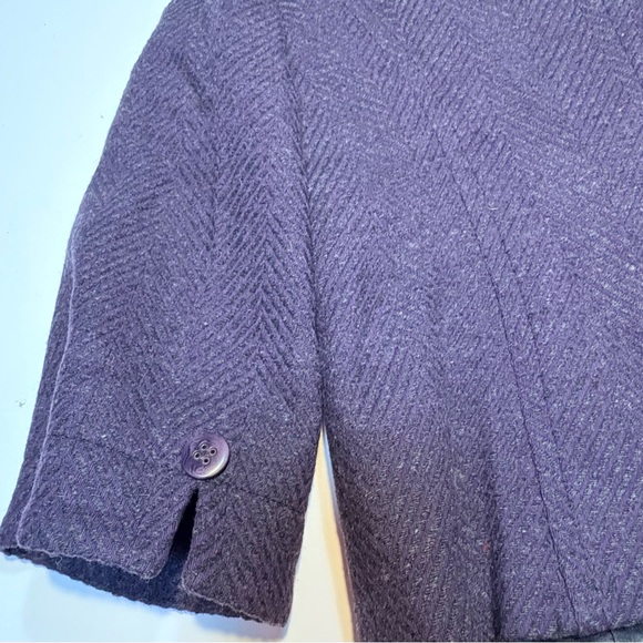 Pendleton Purple Wool Blazer jacket size 12 - Picture 6 of 14
